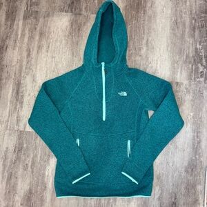 The North Face‎ Women's Crescent Hooded Pullover in teal Size Small